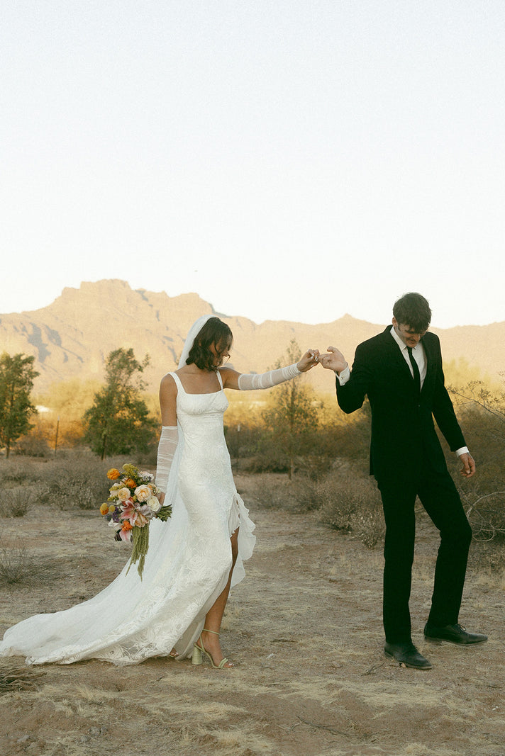 Grace Bride Shayne in the Carmen Gown
