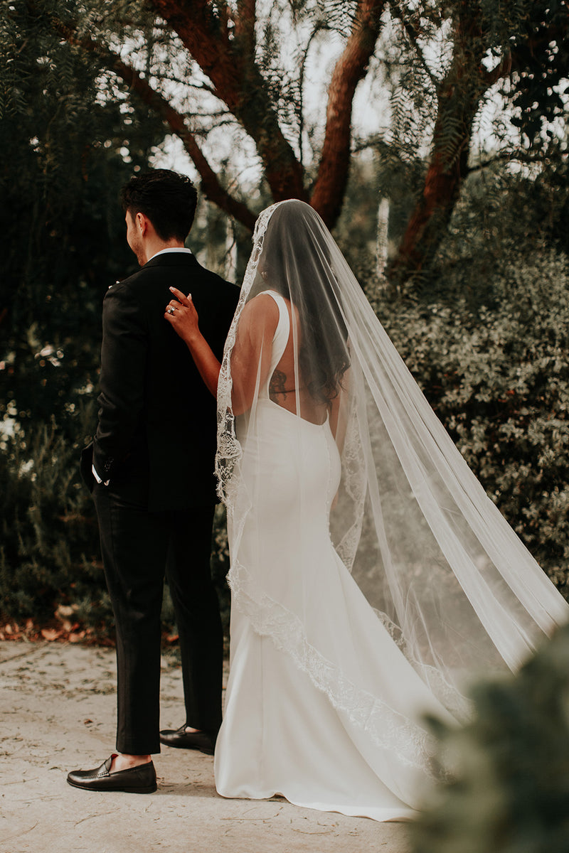 Grace Bride Kaitlin in the Martini Gown Grace Loves Lace NZ