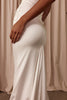 Satin wedding dress