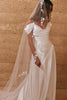 Embroidered floral veil