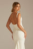 Grace wedding dress back shot with hair up