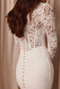 Long sleeve lace wedding dress_XS_