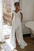 A-line Satin Wedding Dress_XS_