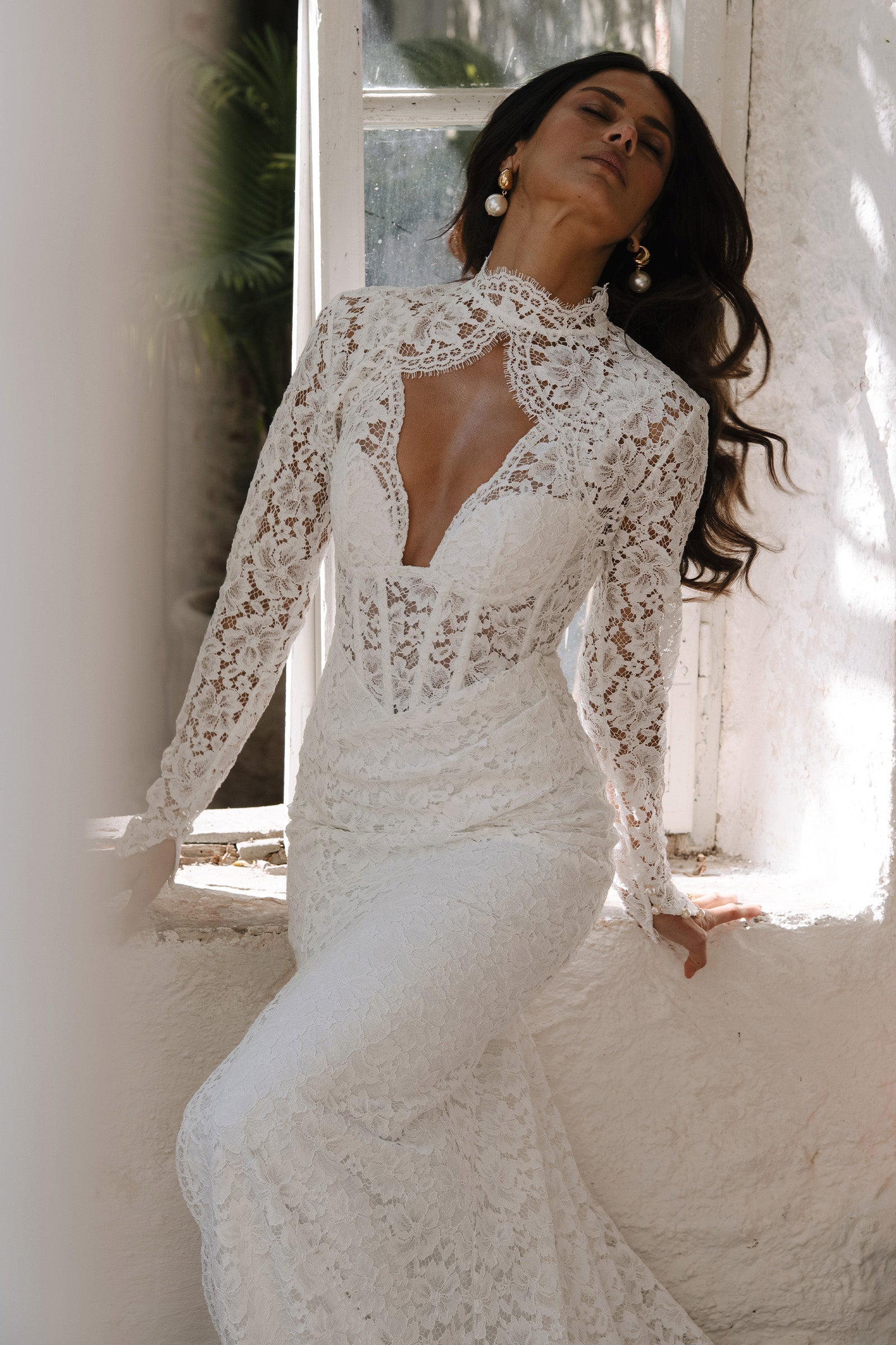 Lace Corset Wedding Dress_XS_