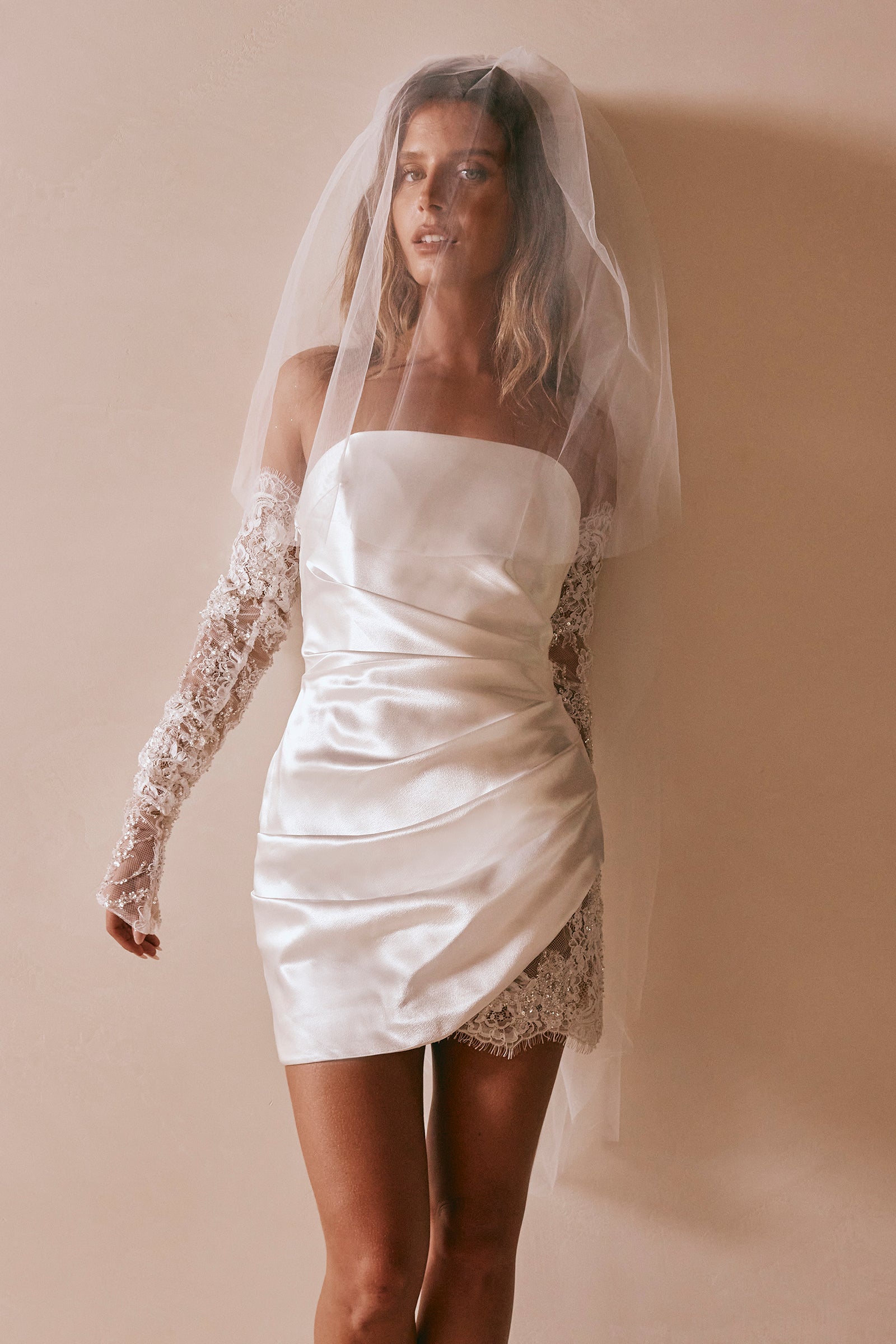 Posey Short Veil Wedding Veils – Grace Loves Lace NZ