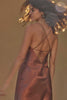 Grace Loves Lace Satin Midi Dress Copper Campaign